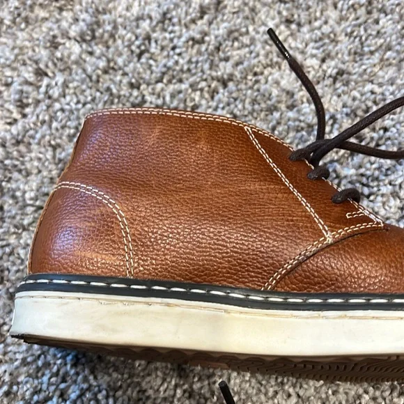 EUC Johnston & Murphy Boys McGuffey Leather Lace Up Chukka Boot Sz 1.5 - Picture 4 of 12